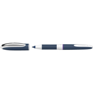 One Change Rollerball Pen, Refillable, 0.6 mm, Violet Ink, Single Pen