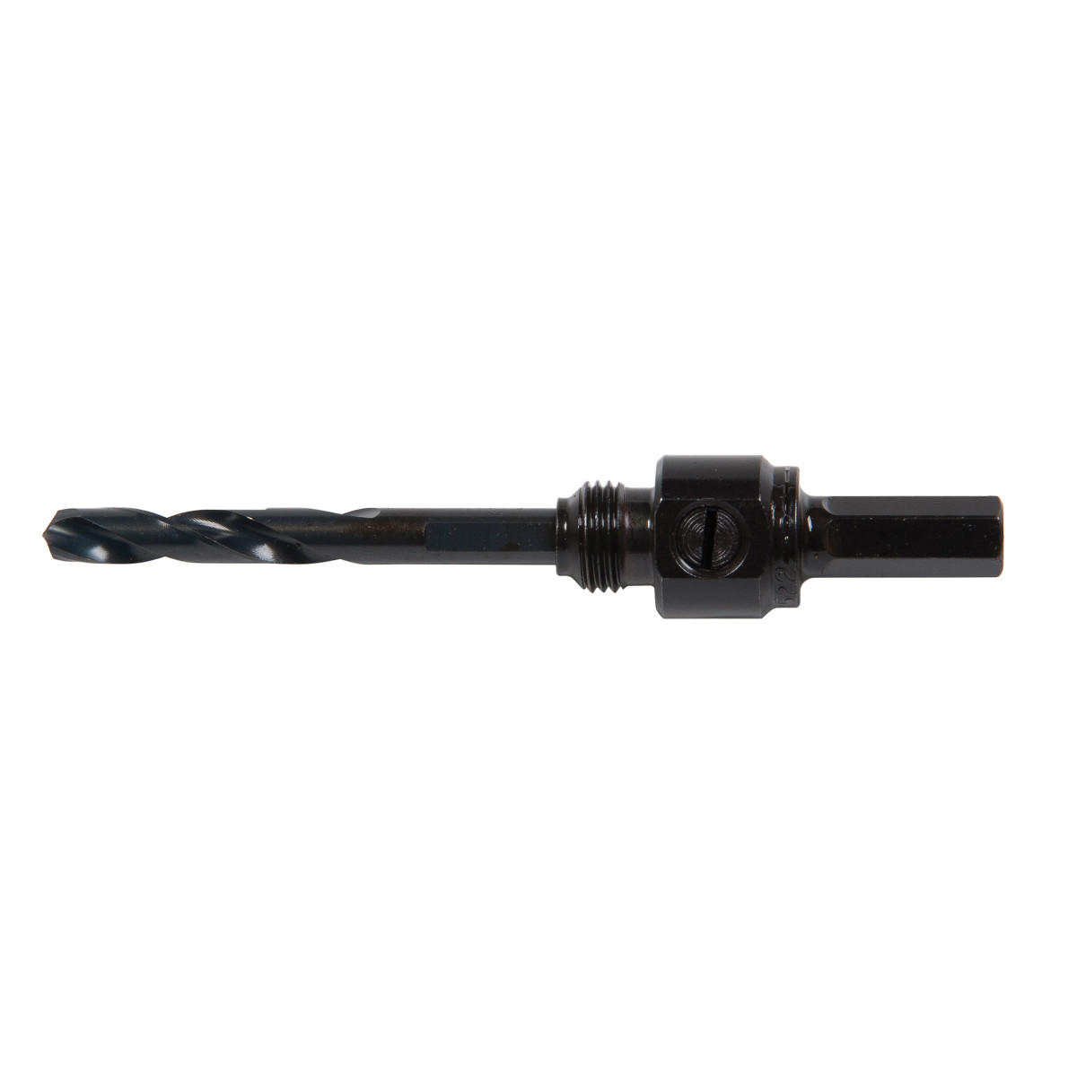 Shank Arbor with High-Speed Steel Pilot Drill Bit in Clamshell.  5/16" shank, 3/8" minimum chuck size.  Use with 9/16" - 1-3/16" Hole Saws.  The best arbor in the industry ensures a solid connection without any gaps or wobbling.  Arbors include replaceable, high-speed steel pilot drill.  Pilot drills have unique split-point tip design.  Use with Greenlee bi-metal hole saws, recessed light holesaws and carbide-grit hole saws (carbide-tipped pilot drill sold separately).  Can be used with Greenlee #901 or #904 bit extensions.