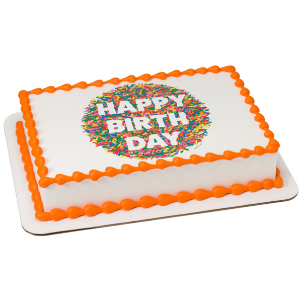 Happy Birthday PhotoCake® Edible Image®