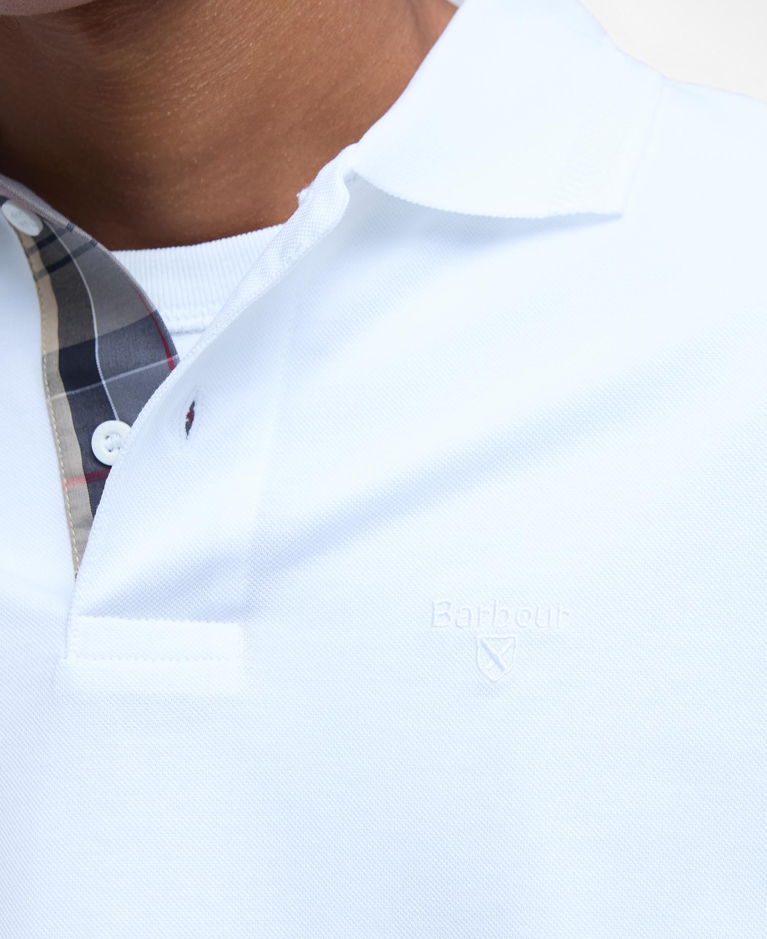 Premium Tartan Pique Polo Shirt image number 5