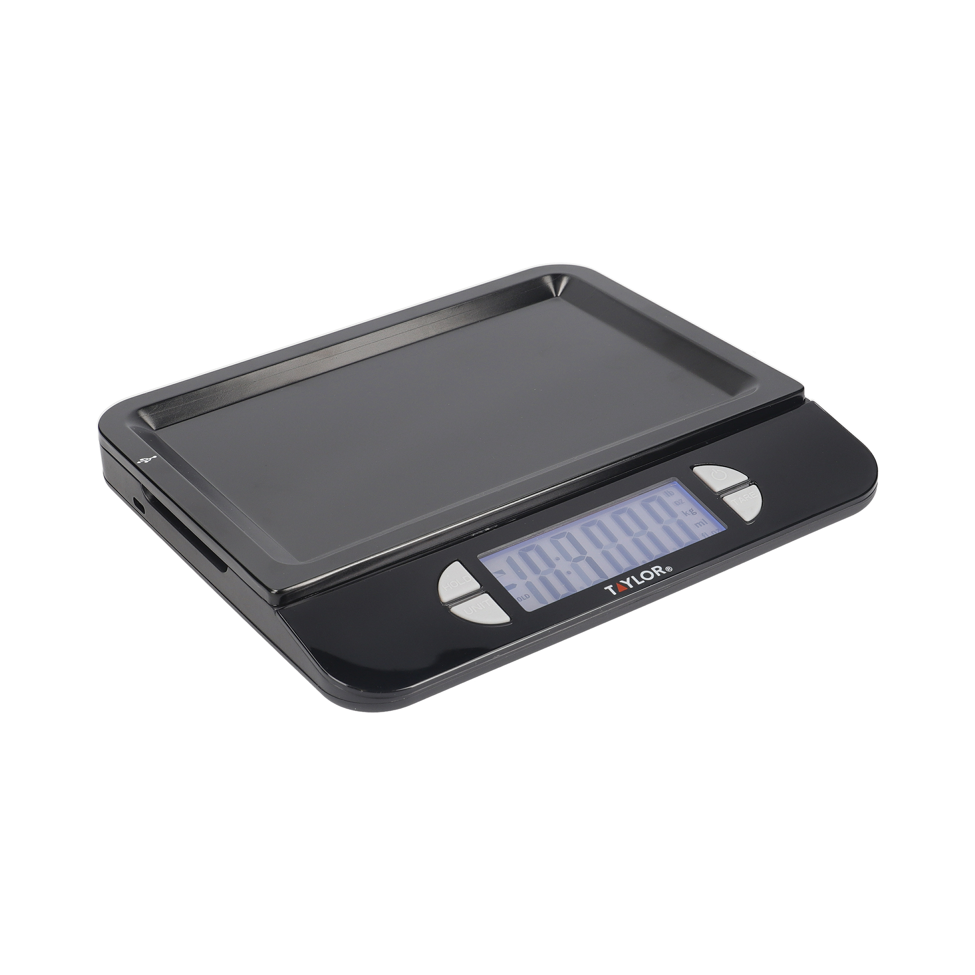 Taylor Pro Stainless Steel Rechargeable Kitchen Scales with Tare Function