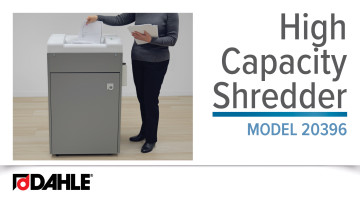<big><strong>Dahle 20396</strong></big><br>High Capacity Shredder