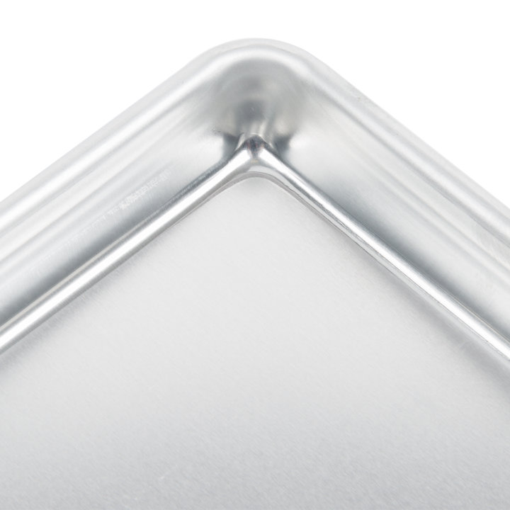 Eighth-size Wear-Ever® heavy-duty aluminum sheet pan with natural finish