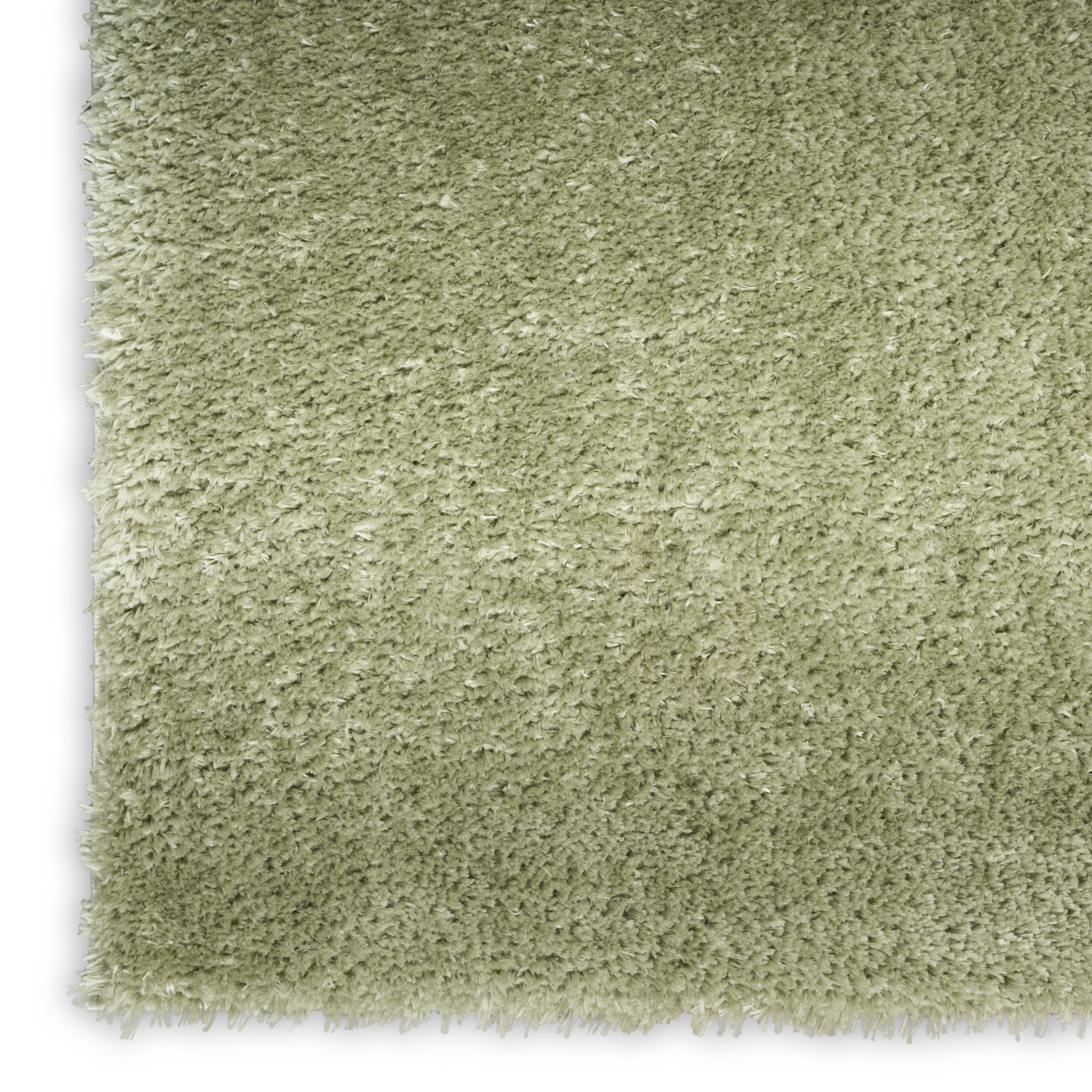 Nourison Pacific Shag 7'10" x 9'10" Green Shag Indoor Rug