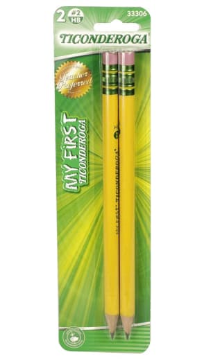 My First Ticonderoga Presharpened Pencils #2 (2 Count)