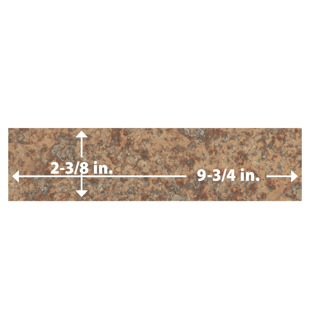 Maheno Brick Mix 2-3/8 in. x 9-3/4 in. Porcelain Floor and Wall Tile