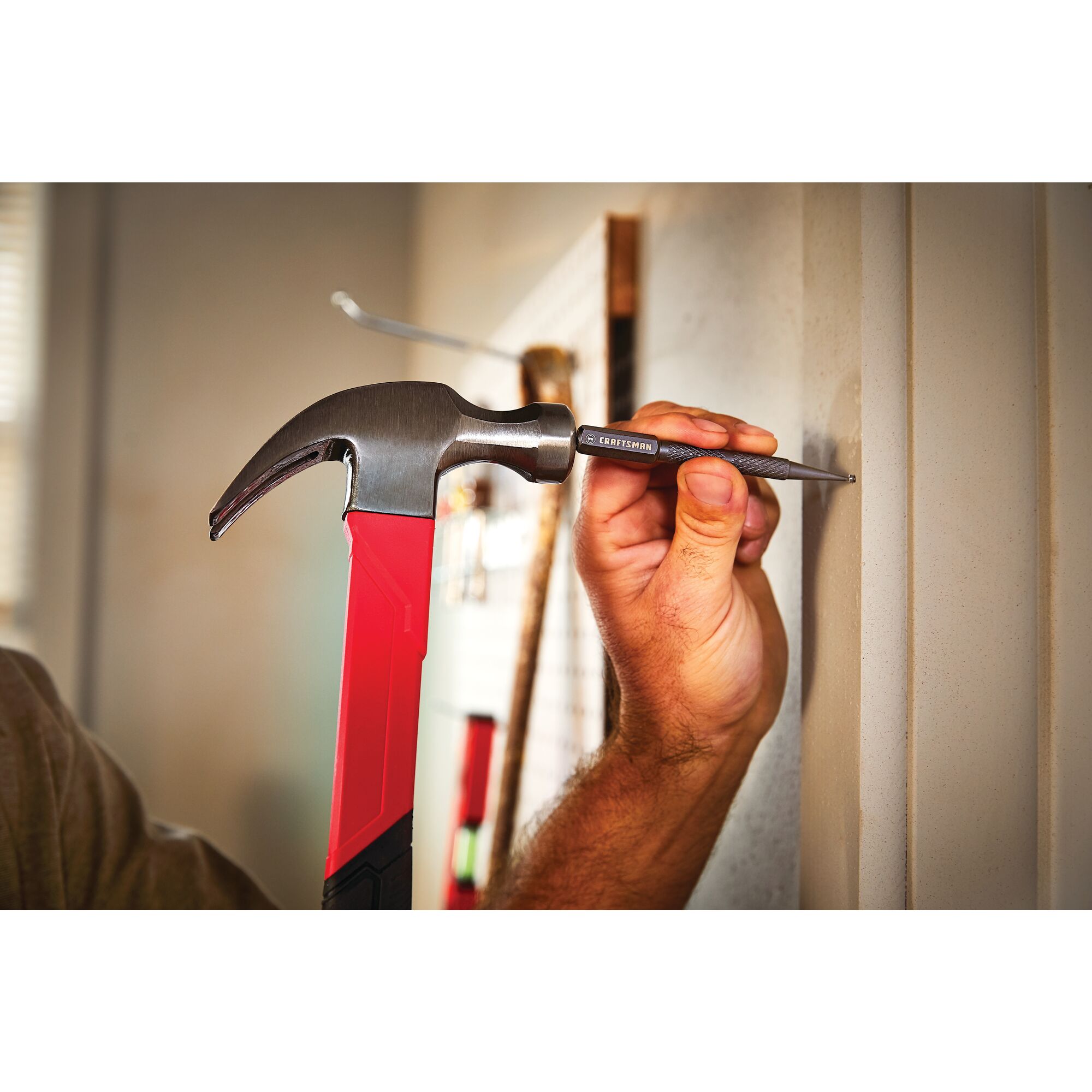 View of CRAFTSMAN Handtools: Construction  being used by consumer