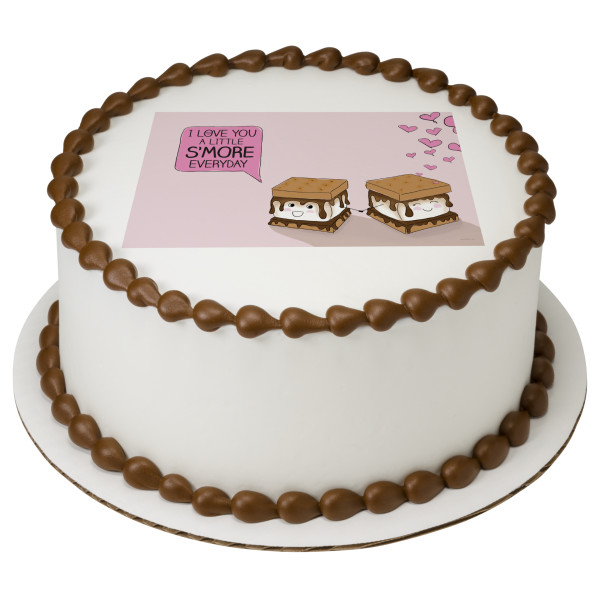 A Little S'more Every Day PhotoCake® Edible Image®