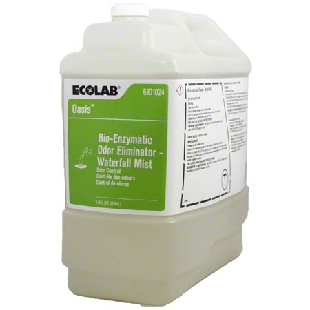 Ecolab® Bio-Enzymatic Oasis Air Freshener, Waterfall Mist Scent, 2.5-gallon jug