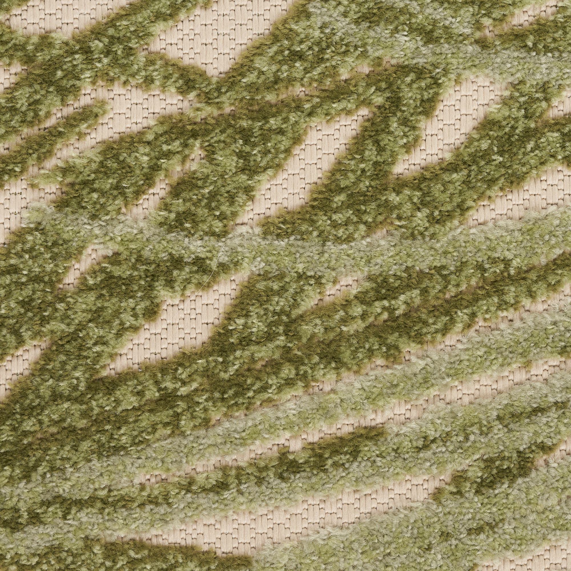 Nourison Aloha 7'10" x 10'6" Ivory Green Outdoor Rug