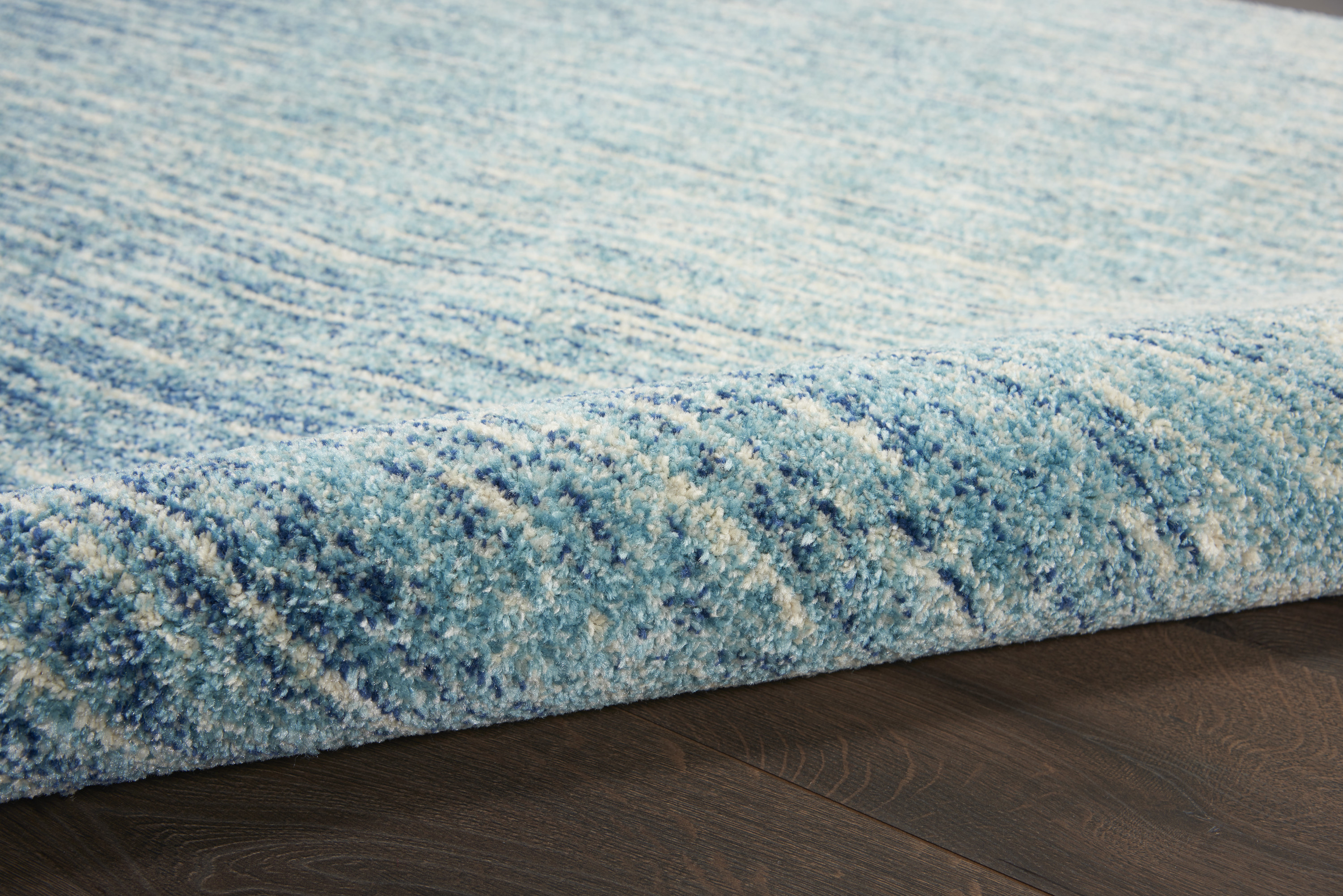 Nourison Passion 9' x 12' Navy Light Blue Modern Indoor Rug
