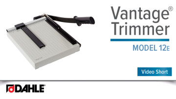 Dahle Vantage® 12e Trimmer Video Short