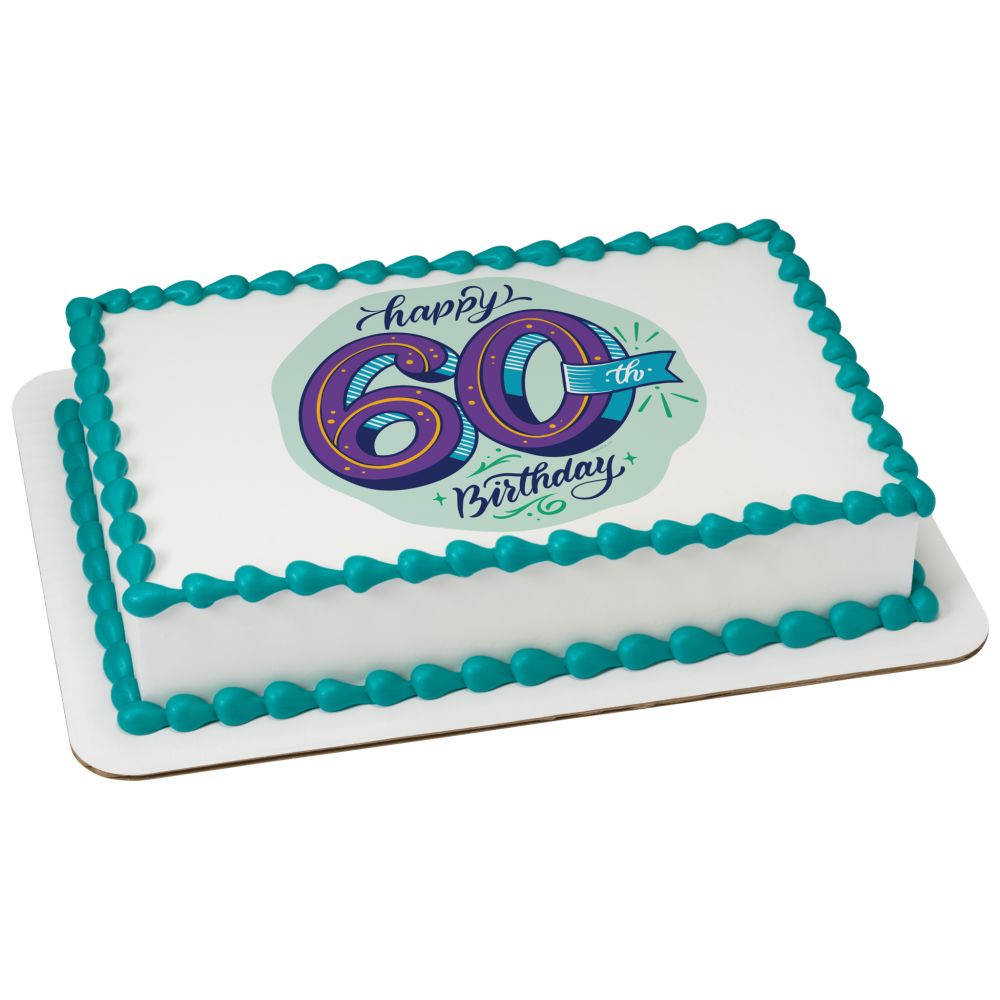 Image Cake 60th Birthday