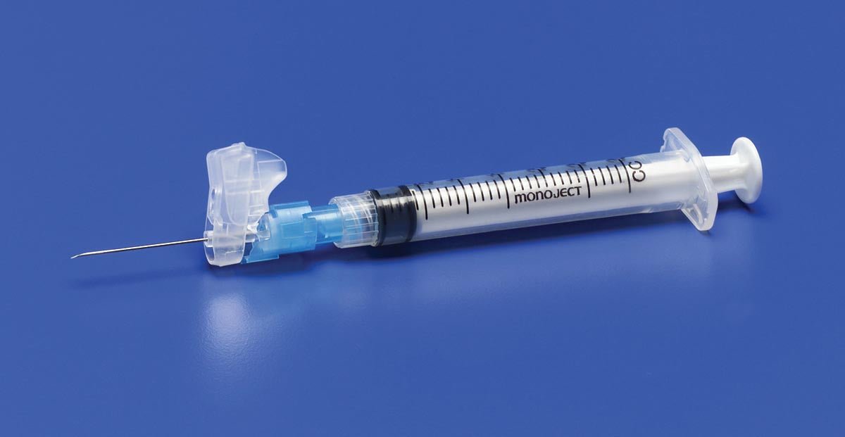 Magellan™ Syringe with Hypodermic Needle, 21 Gauge, 1-1/2 Inch Needle Length