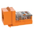 NetKey® Cat 5e Keystone Leadframe Jack Module, Orange