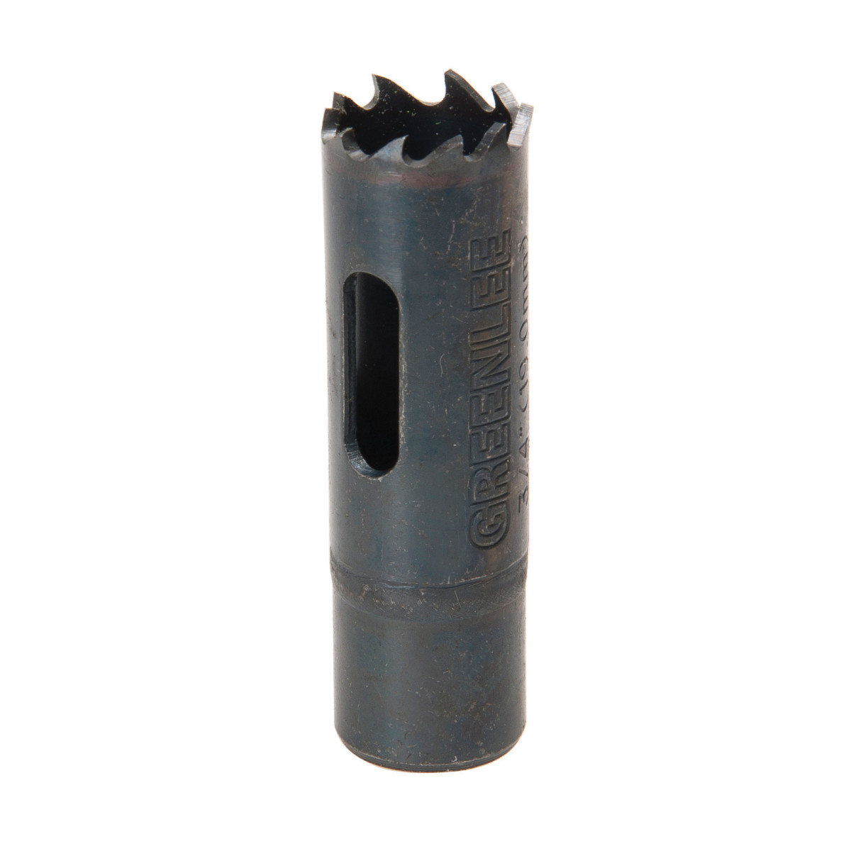 Cut through steel, tin, aluminum, fiberglass, wood and plastic.     Deep 1-5/8 IN (41.3 mm) cutting depth allows for cuttingthrough 2 IN x 4 IN wood studs.     Extra-tough bi-metal blade- we use the highest grade of tool steel to outlast competitor's blades. That beats premature saw replacement and saves you money.     Steam oxide finish - no paint to gum up and slow cutting. The saw runs cooler for longer life and better performance.     Extra-thick backplate minimizes vibration for smoother, easier, less tiring cutting.     Made in USA.