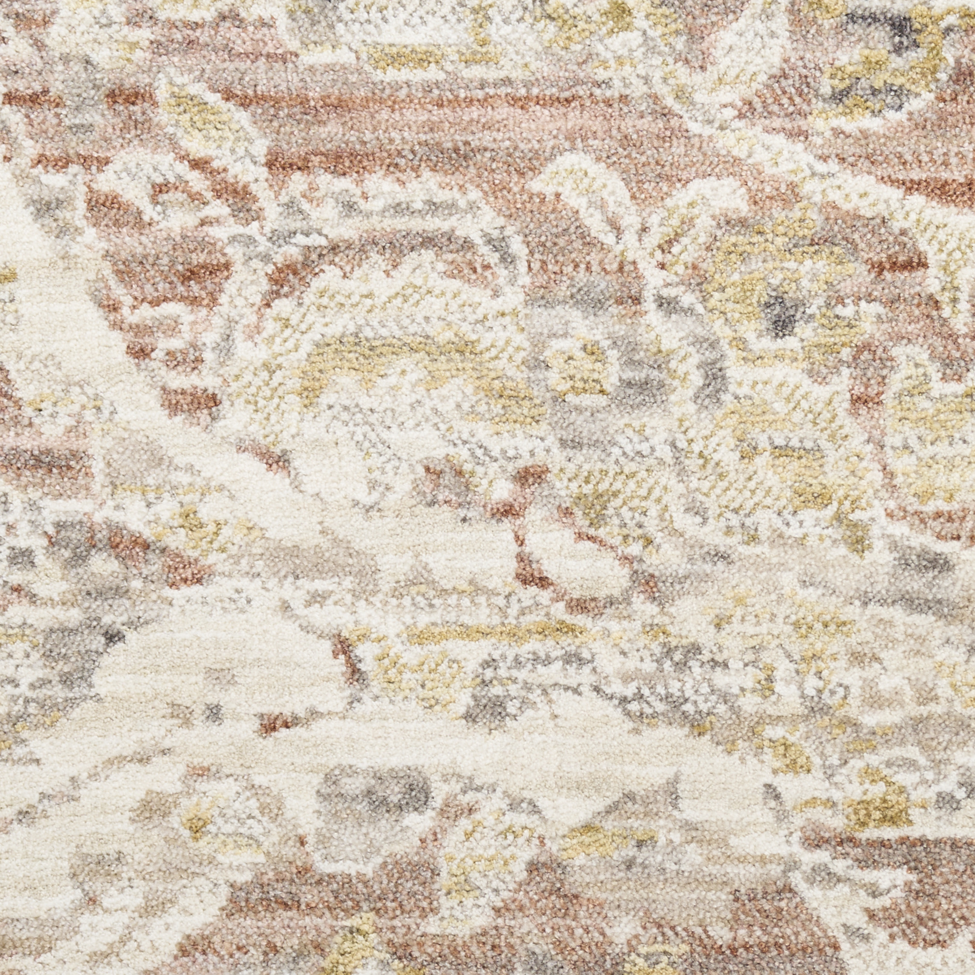 Nourison Antique Fusion 3'11" x 5'10" Brick Vintage Indoor Rug