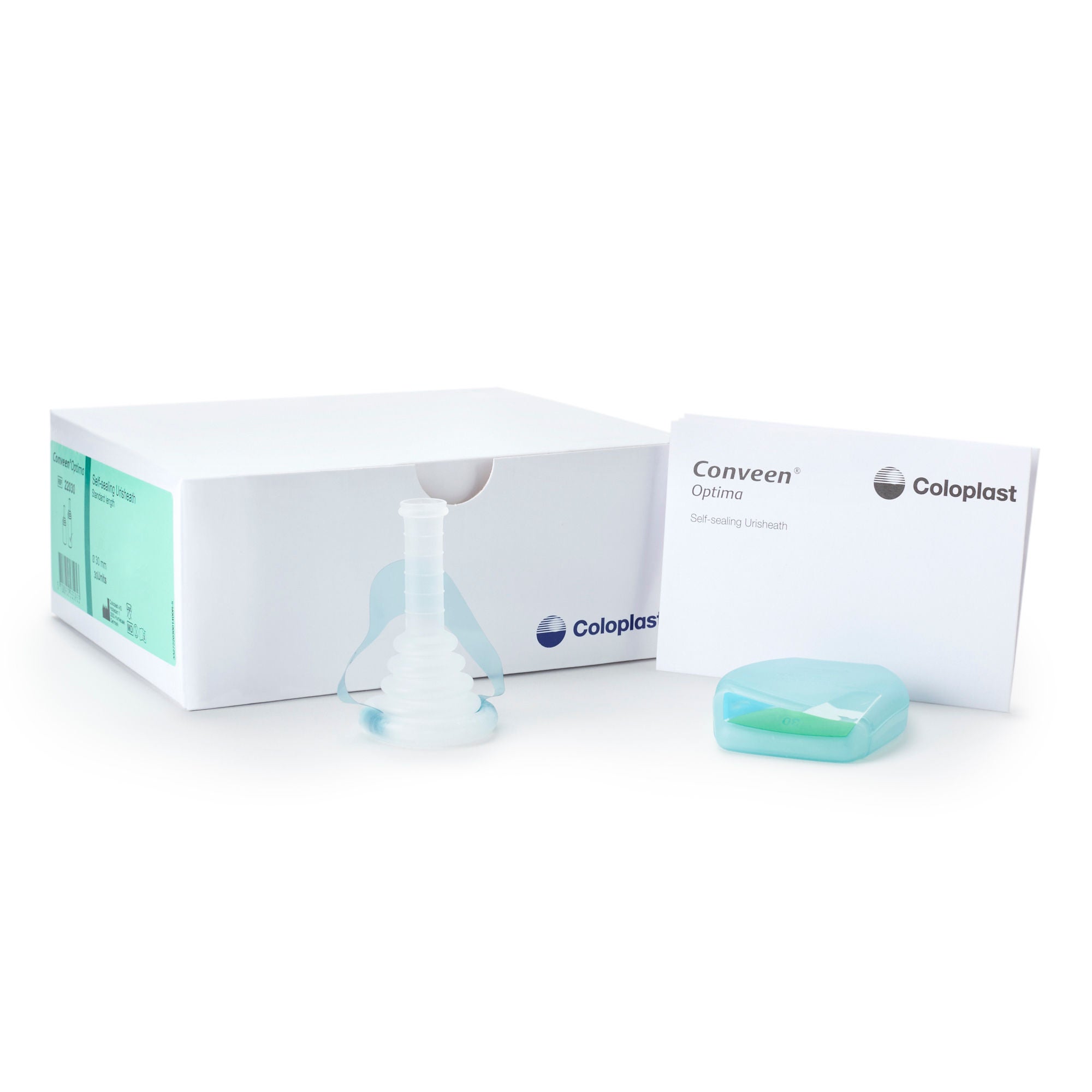Conveen® Optima Male External Catheter, Self-Adhesive Seal, PSX Silicone, Medium