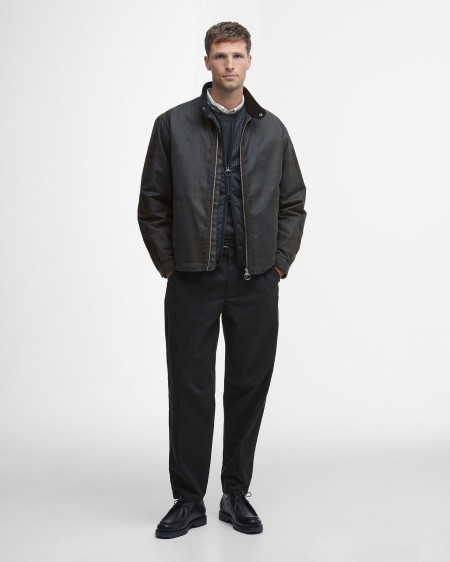 Wachsjacke Harrington Check
