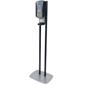Gojo, PURELL® LTX-12™, Floor Stand, 1200ml, Black/Chrome, Automatic Dispenser