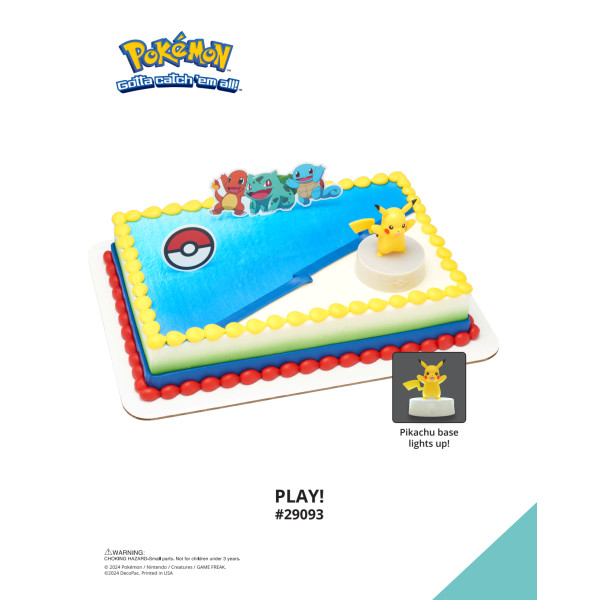 Pokémon Play! The Magic of Cakes® Icing Only Page