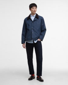 Transport Waxed Jacket Washed Cobalt