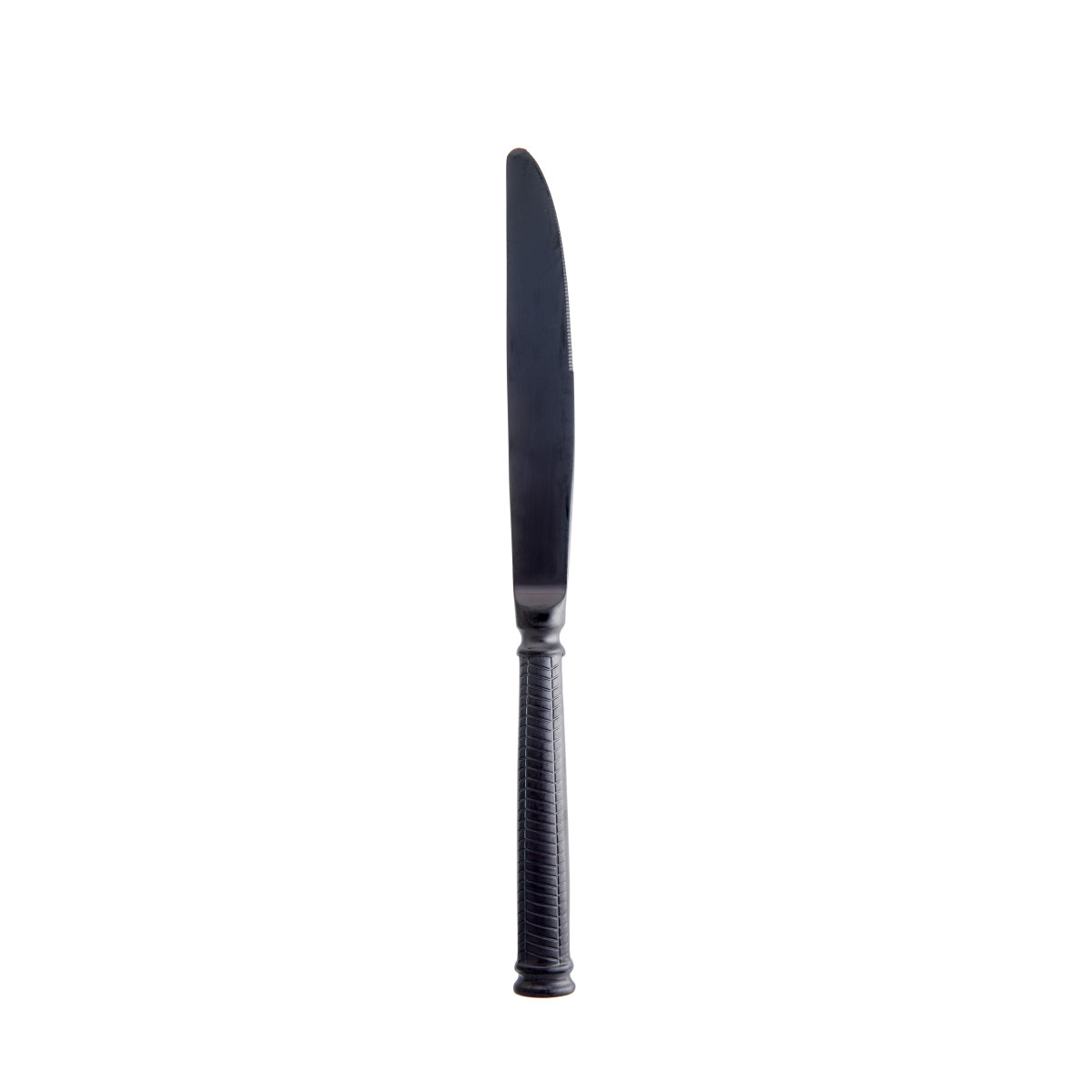 Vivi Brushed Black Table Knife 9.6"