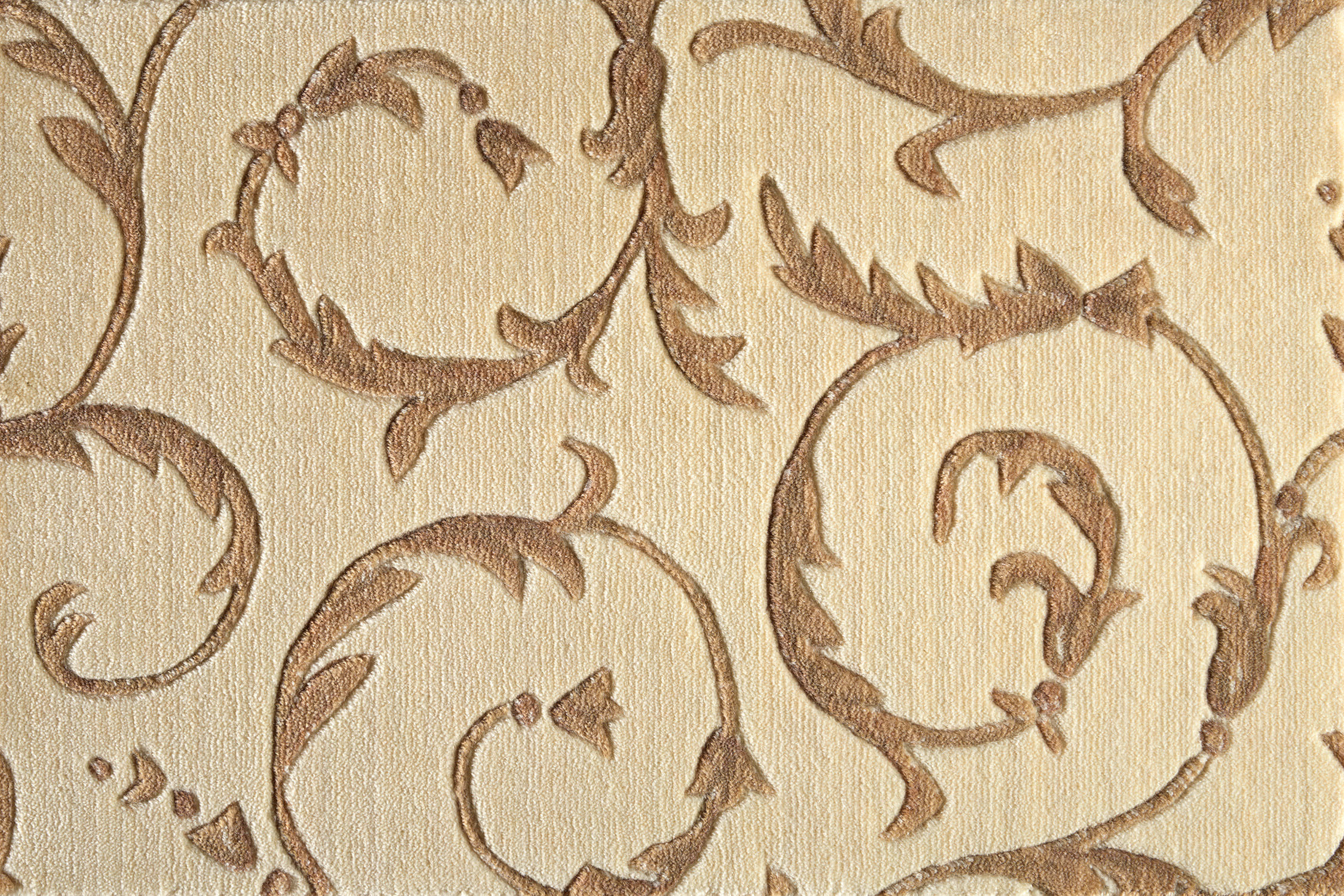 SOMERSET SCROLLWORK ST02 VANILLA BROADLOOM