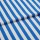 Portofino Stripe Brilliant Blue Roman blind