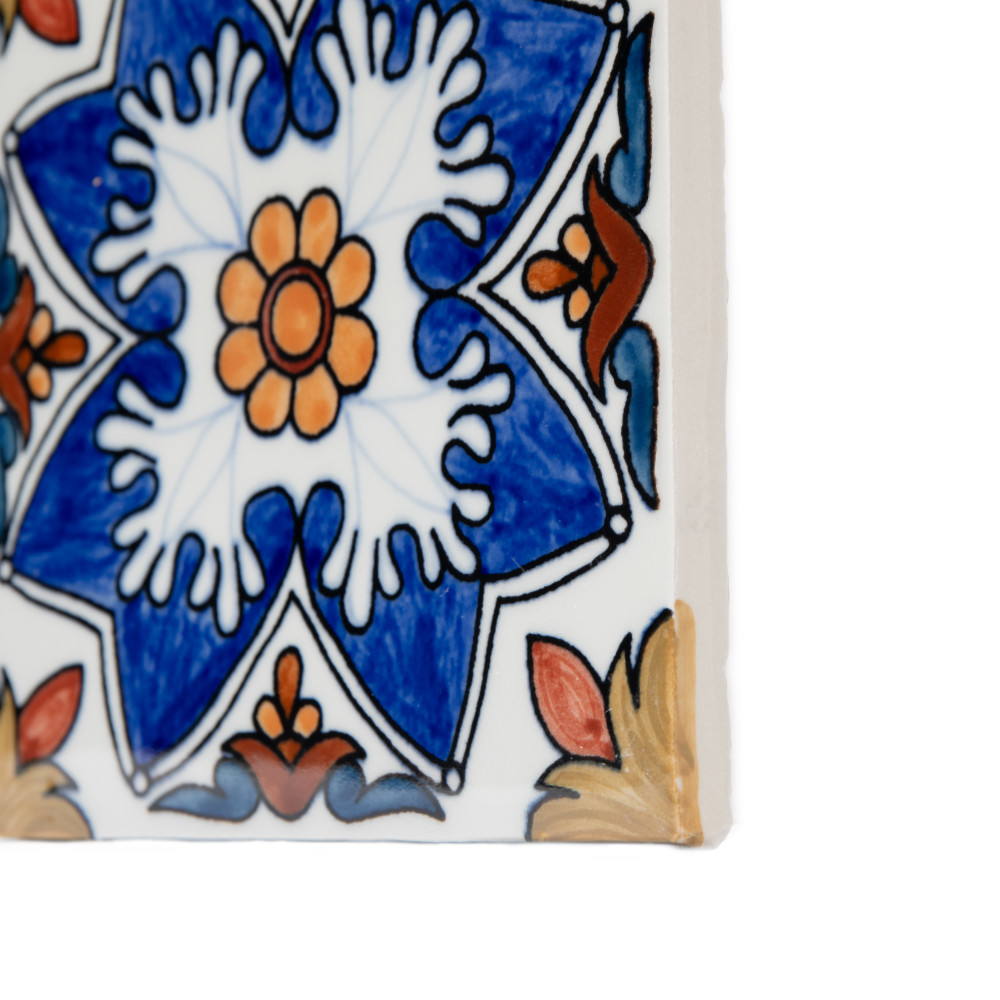 Provincial Deco Maceira 6 in. x 6 in. Porcelain Wall Tile