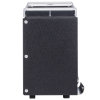 One-sided wrapped straw dispenser in black