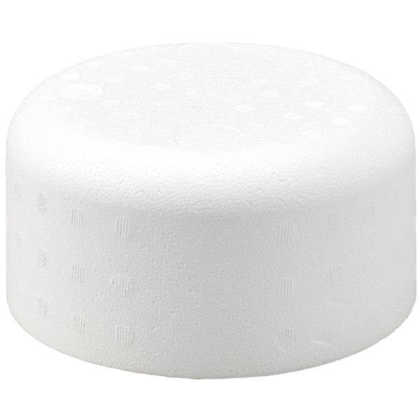 Round Edge Styrofoam 8" x 4" Cake Form