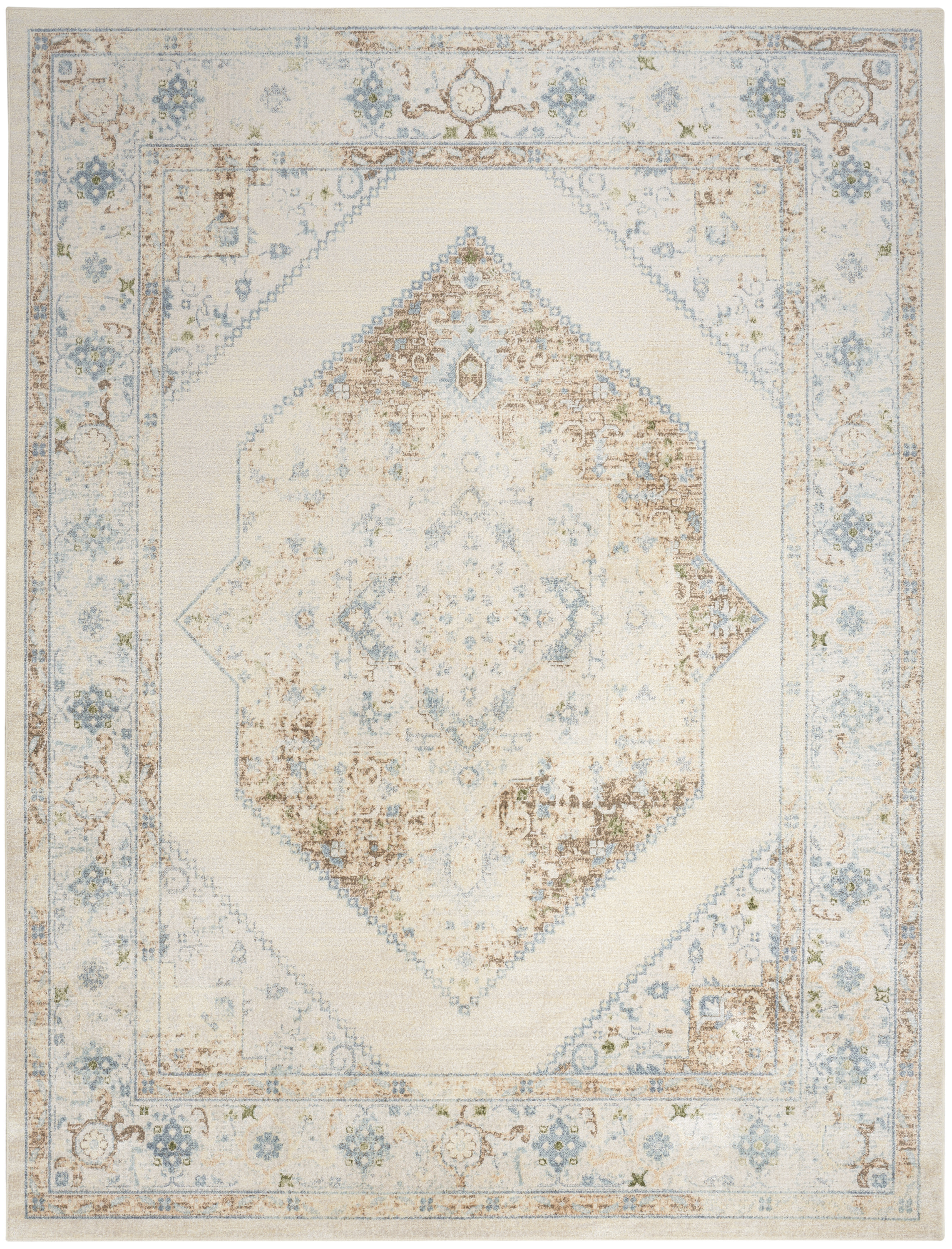 94.00" x 120.00" x .25" Astra Machine Washable Turkey N1902
