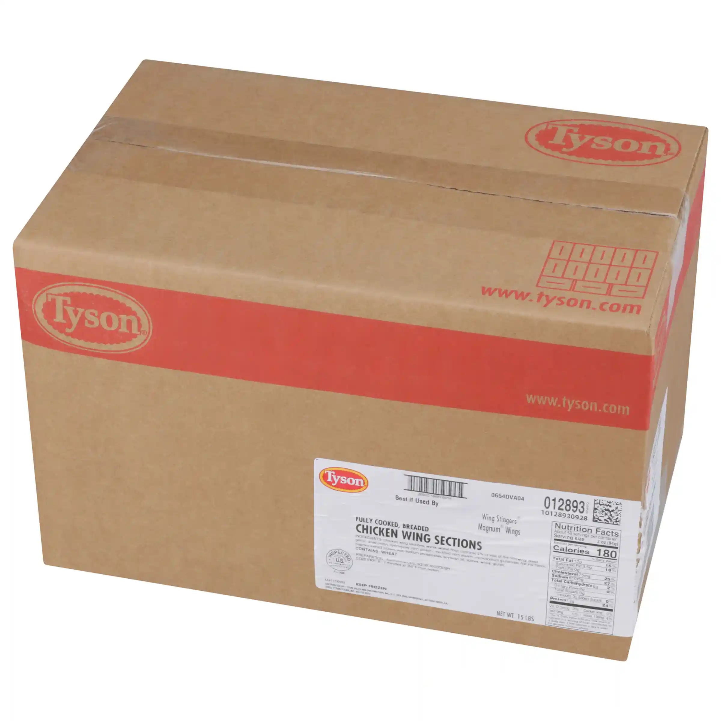 Tyson® Wing Stingers® Fully Cooked Breaded Bone-In Chicken Wing Sections, Jumbo_image_5