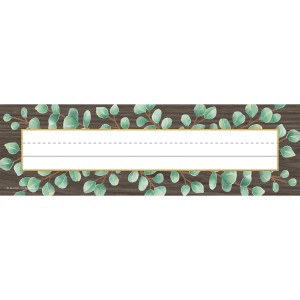 Eucalyptus Flat Name Plates, Pack of 36