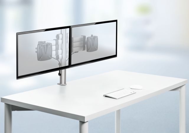 Novus TSS Duo Telescope is designed for easy alignment of two monitors for comfortable side-by-side viewing.