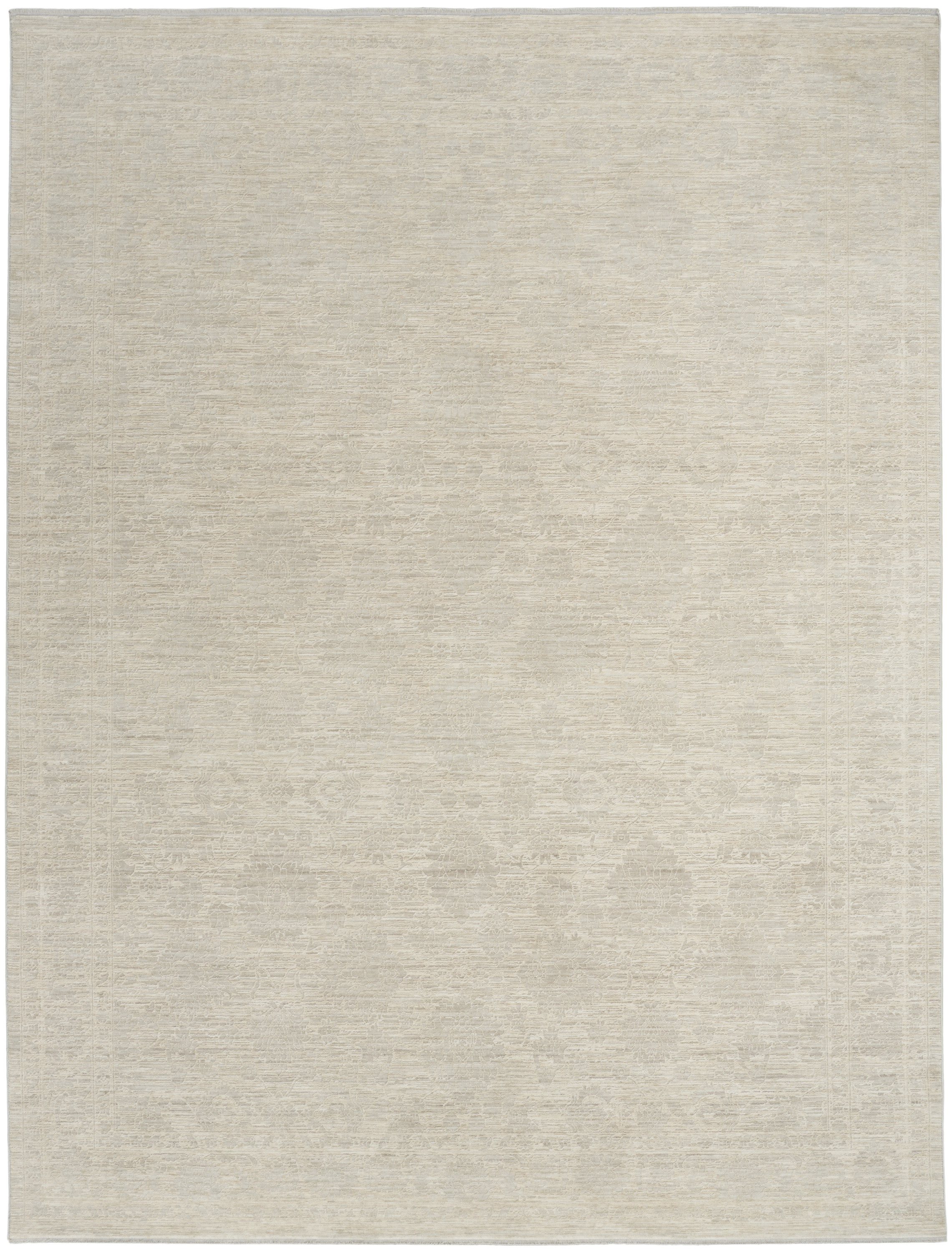 Nourison Shadows 6' x 9' Ivory Grey Vintage Indoor Rug