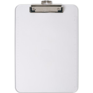 Plastic Clipboard, Clear, 1 Count