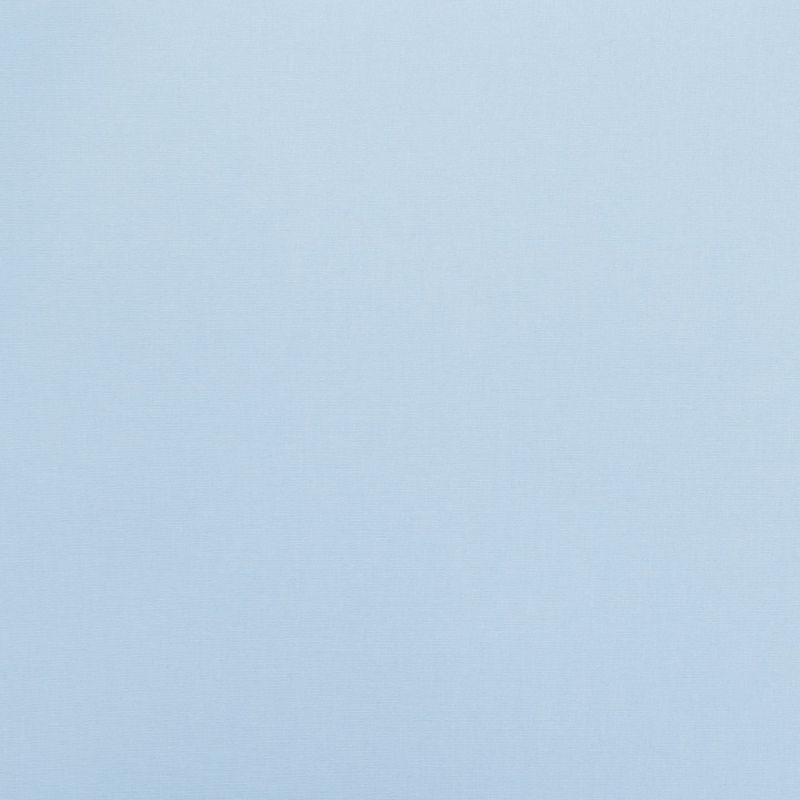 Light blue fabric-like wall covering occupying the entire frame, evenly lit and smooth with subtle horizontal texture; minimal interior context with no visible fixtures, windows, or objects.