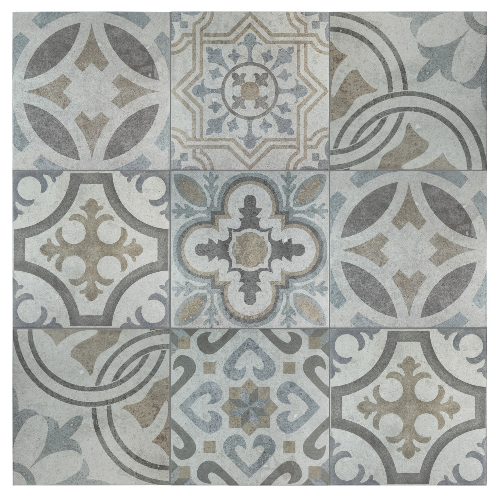 Llanes 13-1/8 in. x 13-1/8 in. Ceramic Floor and Wall Tile