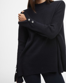 Kaylee High-Neck Jumper Classic Black