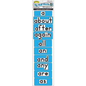 Magnetic Big Wall Words, 1st 100 Words, Level 1