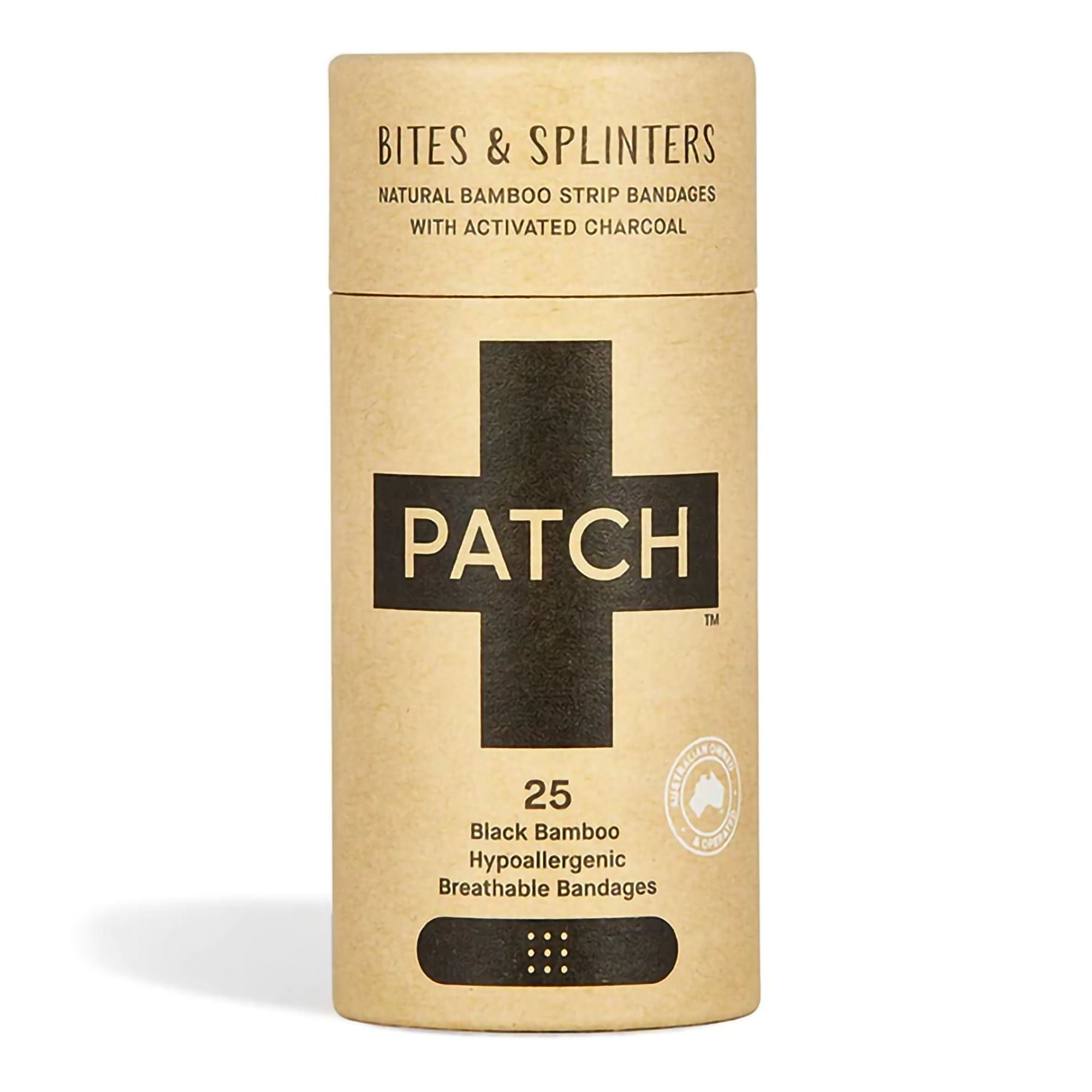 Patch™ Adhesive Strip with Charcoal, 3/4 x 3 Inch