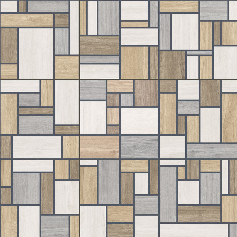 Sample – Llama Mondrian Porcelain Floor and Wall Tile