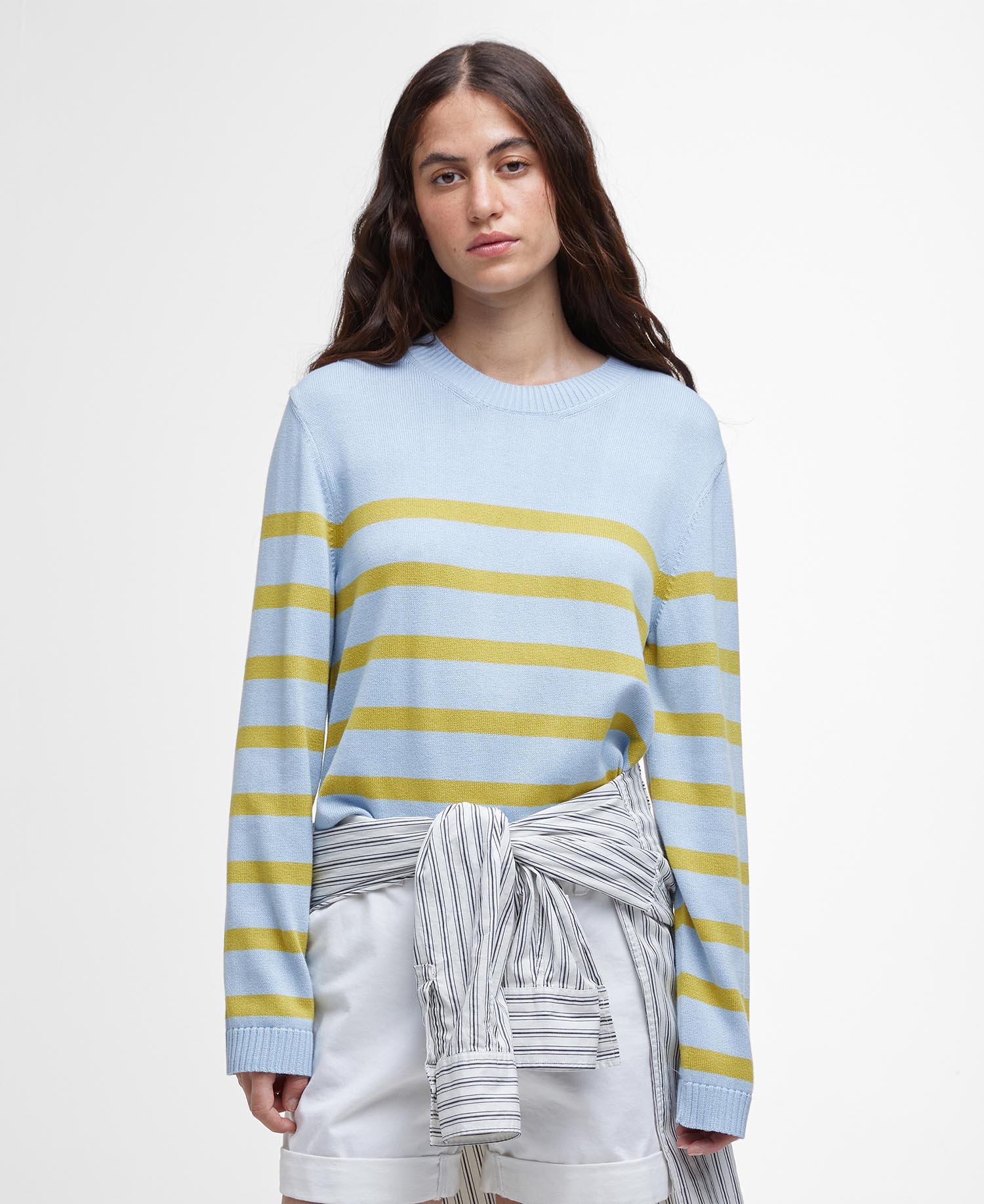 Bronya Striped Crew-Neck Jumper image number 0