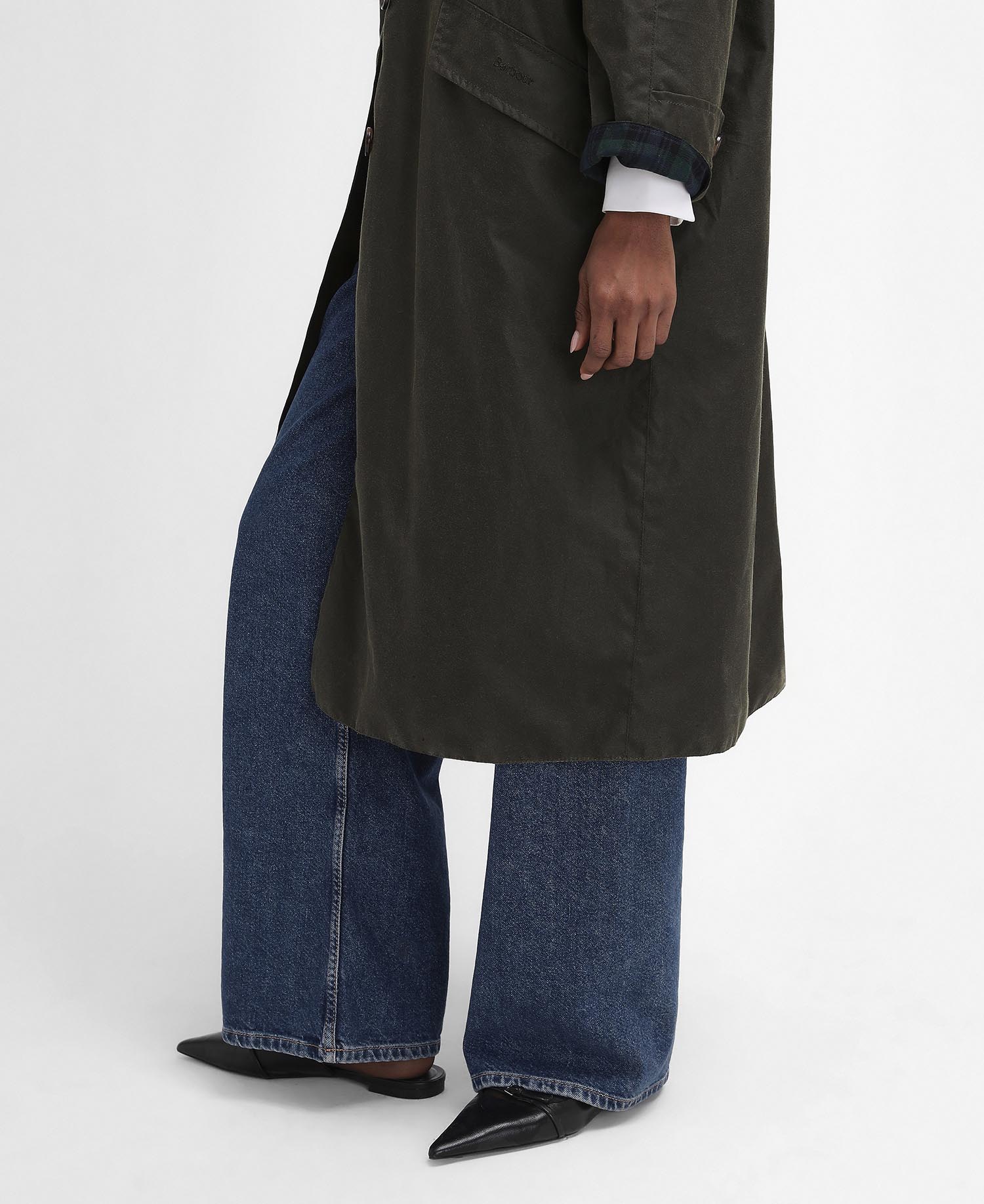 Barbour The Edit by Alexa Dorothy Waxed Jacket image number 4