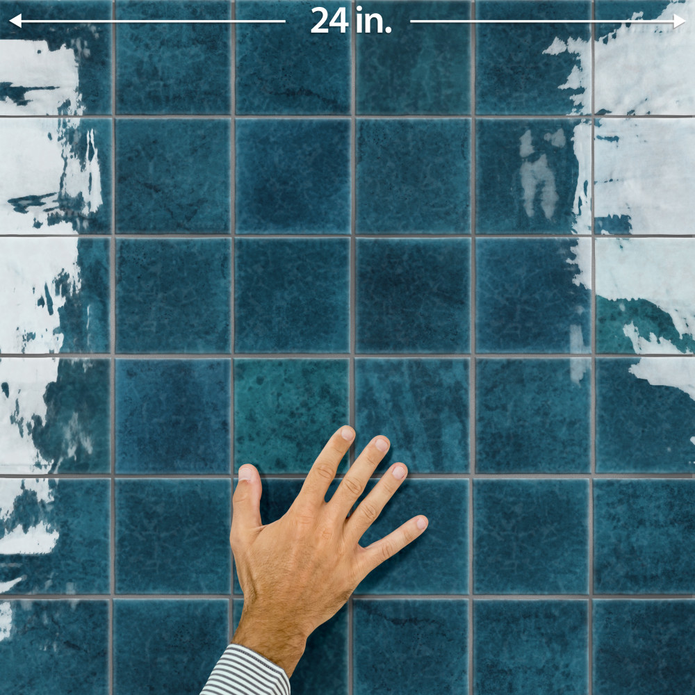 Menorca Amun 4 in. x 4 in. Ceramic Wall Tile