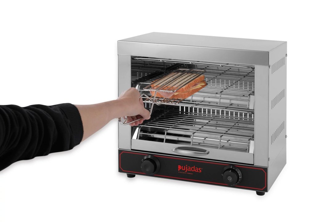 Tostadora de acero inoxidable para 120 a 130 rodajas por hora