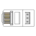 Modular Plug For Stranded Wire 8-Contact 8-Position