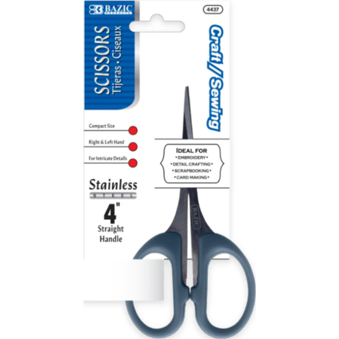 Craft and Sewing Detail Scissors, 4 in